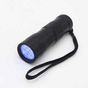 Multifunctional purple light flashlight