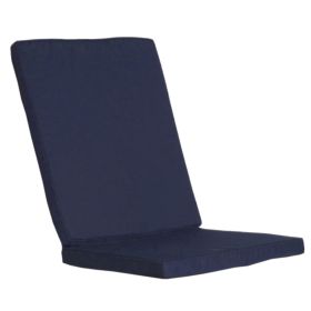 Blue Hinged Chair Cushions