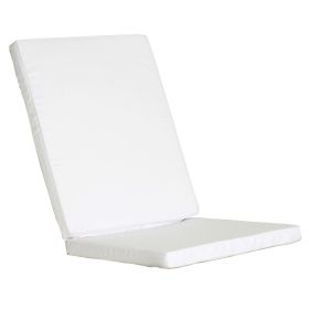 White Hinged Chair Cushions