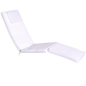 Royal White Steamer Chair Cushion