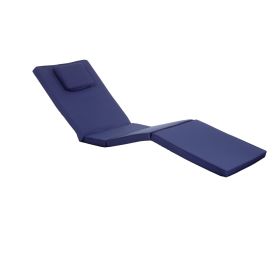 Blue Chaise Lounger Cushion