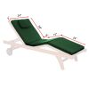 Green Chaise Lounger Cushion