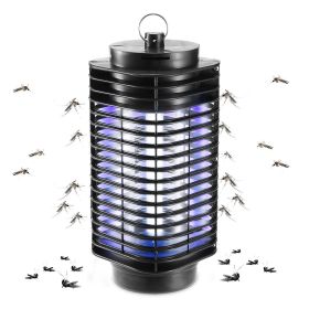 Electric Bug Zapper UV Light Flying Zapper Insect Killer Lamps Pest Mosquito Fly Trap Catcher - black