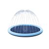 100/170 CM Children Pet Water Mat Summer Beach Inflatable Water Spray Pad Lawn Swimming Pool Mat Pet Sprinkler Outdoor Game Toy - 100cm Blue - China