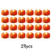 12/24pcs Halloween Pumpkin Candle Light Pumpkin Lantern Lamp Ornaments Ghost Festival Props Halloween Party Supplies Home Decor - 24pcs Type A - China