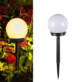 2/4/8pcs Led Solar Garden Light Solar Lamp Outdoor Waterproof Lawn Light Pathway Landscape Lamp For Home Yard Driveway Lawn Park - Warm light - 2pcs