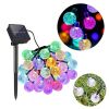 8 Modes Solar String Lights Outdoor LED Crystal Globe Light Waterproof Fairy Lights Garlands For Christmas Party Outdoor Decor - Corlorful - 5M 2 Mode