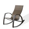 Outdoor Rocking Chair Patio Wicker Rocker Lounge Chair (1 Pack) - 1 Pack