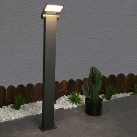 Inowel Outdoor Pathway Lights LED Bollard Light Landscape Path Light Modern Waterproof Driveway Lights 11706 - Grey - 31.5in