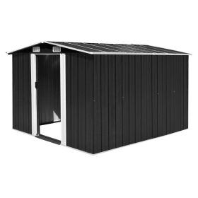 Garden Shed 101.2"x117.3"x70.1" Metal Anthracite - Anthracite