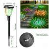 Solar Outdoor Lights New Garden Lamps Powered Waterproof Landscape Path for Yard Backyard Lawn Patio Decorative LED Lighting - Upgrade 2 RGB