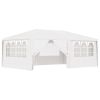 Professional Party Tent with Side Walls 13.1'x19.7' White 0.3 oz/ft¬≤ - White