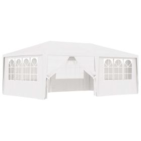 Professional Party Tent with Side Walls 13.1'x19.7' White 0.3 oz/ft¬≤ - White