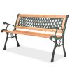 Patio Bench 48" Wood - Brown