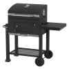 Heavy Duty 24-Inch Charcoal Grill, Black - A