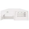 Professional Party Tent with Side Walls 13.1'x19.7' White 0.3 oz/ft¬≤ - White