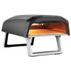 Geek Chef Gas Pizza Oven; Pizza Ovens for Outside Propane; Outdoor Ovens with 13 inch Pizza Stone; Portable Gas Pizza Oven with Foldable Legs; Pizza O