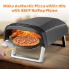 Geek Chef Gas Pizza Oven; Pizza Ovens for Outside Propane; Outdoor Ovens with 13 inch Pizza Stone; Portable Gas Pizza Oven with Foldable Legs; Pizza O