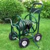 300 Feet Garden Yard Water Planting Hose Reel Cart - green