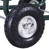 300 Feet Garden Yard Water Planting Hose Reel Cart - green