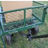 Wagon Cart Garden cart trucks make it easier to transport firewood - Green