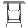 Patio Table 23.6"x23.6"x28.3" Expanded Metal Mesh Anthracite - Anthracite