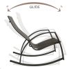 Outdoor Rocking Chair Patio Wicker Rocker Lounge Chair (1 Pack) - 1 Pack