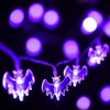 Multiple sizes Halloween Bat String Lights Battery Operated Halloween Lights Little Bat LED Holiday Lights for Halloween Outdoor Indoor Decor  - 240in