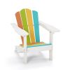 Kids' Adirondack Chair ; Outdoor Indoor Furniture Patio Lawn Small Lounge Chairs for Garden;  Porch;  Deck;  Backyard;  Fire Pit;  Pool Side; Beach;