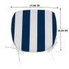 Outdoor Chair Cushions Seat Cushions with Straps, Patio Chair Pads for Patio Furniture Garden Home Office Decoration Set of 4 - as Pic