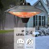 Electric Patio Heater Ceiling Mounted or Hanging Infrared Heater, Waterproof IP24 - KM3749