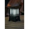 Solar Patio Lantern Bug Zapper,Acre Coverage, Led Flame Effect, Black,1 Pack - Black