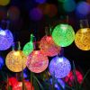 8 Modes Solar String Lights Outdoor LED Crystal Globe Light Waterproof Fairy Lights Garlands For Christmas Party Outdoor Decor - Warm - 5M 2 Modes 20l