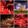 100LEDs Red Solar String Light - As Picture