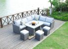 Direct Wicker 7-Piece Outdoor Rattan Wicker Sofa Rattan Patio Garden Furniture, Gray - Light Color