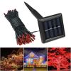 100LEDs Red Solar String Light - As Picture