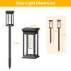 6Pack Solar Powered Stake Light Outdoor Decorative Landscape Lamp IP65 Waterproof Auto On Off Outdoor Light for Pathway Garden Yard Patio - Pathway Li