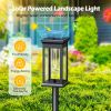 6Pack Solar Powered Stake Light Outdoor Decorative Landscape Lamp IP65 Waterproof Auto On Off Outdoor Light for Pathway Garden Yard Patio - Pathway Li