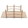 Arch Bridge Small Wooden Bridge Courtyard Outdoor Anticorrosive Wood Landscape Bridge Burlywood - as picture