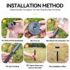 Solar Outdoor Lights New Garden Lamps Powered Waterproof Landscape Path for Yard Backyard Lawn Patio Decorative LED Lighting - Upgrade 1 RGB