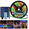 5 Meters LED Strip Solar Light Waterproof With Multi Mode Remote Control For Outdoor Courtyard Garden Patio Layout; Christmas Lights - Warm Light