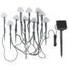 Solar Mushroom Lights Outdoor Decoration Light 10 LED Lights Stake Light Yard Patio Lawn Garden Festival Light - Mushroom