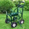 300 Feet Garden Yard Water Planting Hose Reel Cart - green