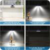 2 Pack Solar Lights Outdoor 128 LED 800LM Cordless LED Solar Motion Sensor Lights IP65 Waterproof Security LED Flood Light (only pick up) - Solar Ligh