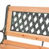 Patio Bench 48" Wood - Brown