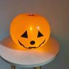 10 PCS Halloween Pumpkin Lantern Led Balloons Party Garden Bedroom Decorations Props - YELLOW