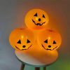 10 PCS Halloween Pumpkin Lantern Led Balloons Party Garden Bedroom Decorations Props - YELLOW