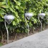 Stainless Steel Solar Garden Patio Stake Lights - Stake light