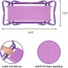 Bosonshop Garden Kneeler and Seat Folding Kneeling Bench Stool with Tool Pouches Soft EVA Foam for Gardening;  Purple - KM3427-P-LM