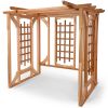 Cedar Pergola with Swing